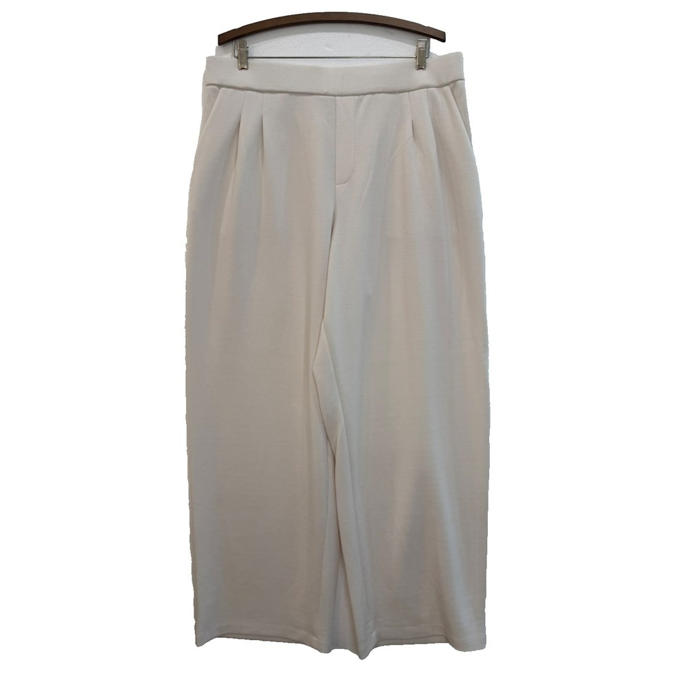Women's XL Starter Black Label Ivory Lounge‎ Wide Leg Elastic Waist Pants